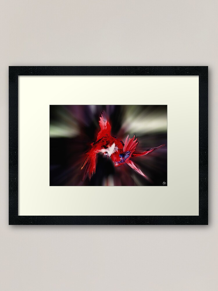 Alternate view of Lories Dance Framed Art Print