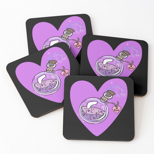 Item preview, Valentine's Day Love Potion Heart with Boba and Sparkle designed and sold by Night Bloom Designs.