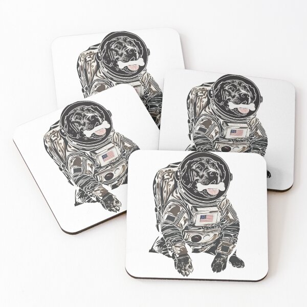 Item preview, Space Dog Stickers Galactic Wonders Vibrant Space and Planet Sticker Collection Alex designed and sold by UncleFizziwigs.