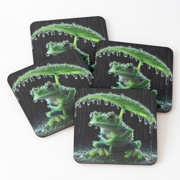 Item preview, Wet tropical tree frog designed and sold by Bevlea Ross.