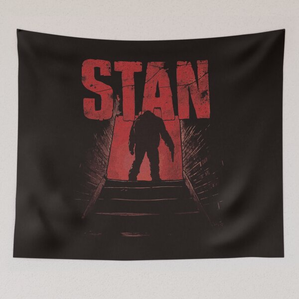 Item preview, STAN - The Ultimate Stalker Fan Silhouette Artwork designed and sold by Sir Meow Meow.