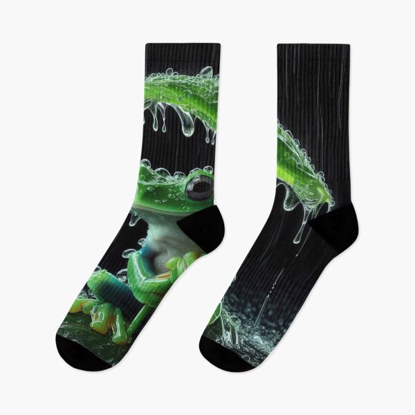 Item preview, Wet tropical tree frog designed and sold by Bevlea Ross.