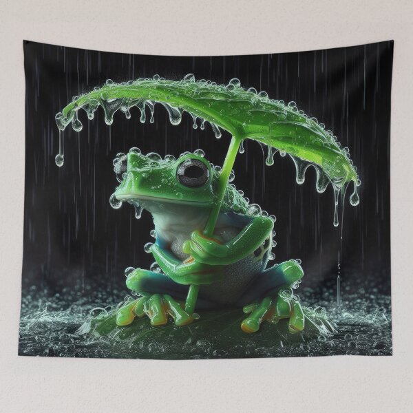 Item preview, Wet tropical tree frog designed and sold by Bevlea Ross.