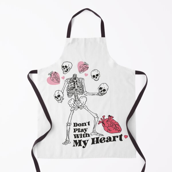 Item preview, Don't Play With My Heart Skeleton Valentine designed and sold by TrickstersTrove.