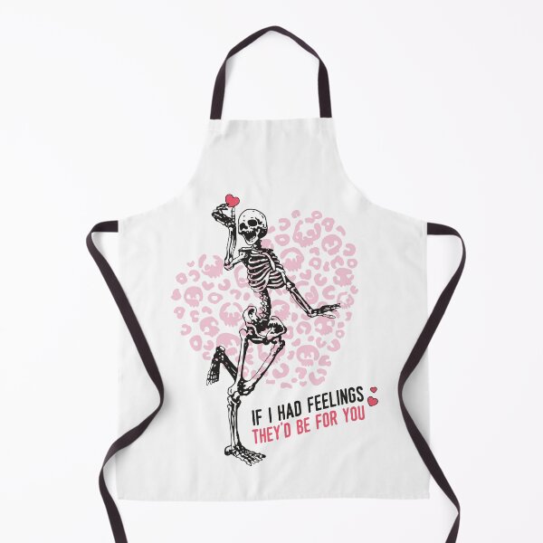 Item preview, If I Had Feelings Skeleton Valentine designed and sold by TrickstersTrove.