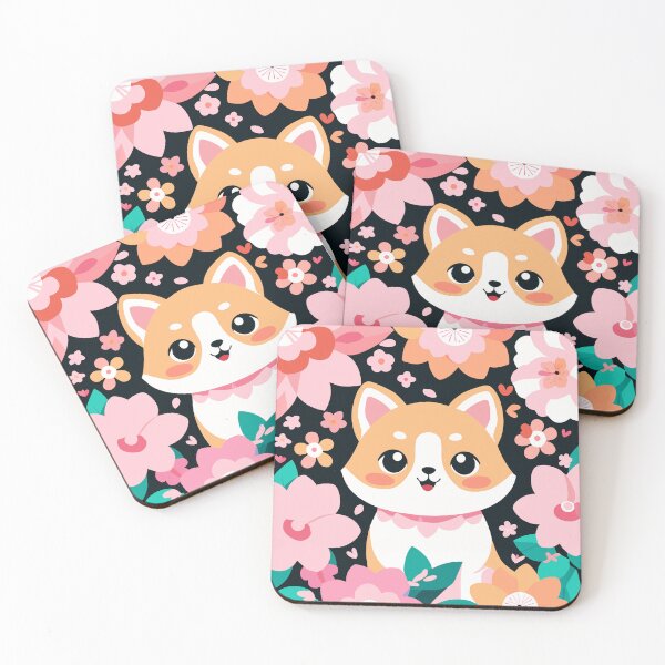 Item preview, Whisker Wonderland: Vibrant Cat Art in a Floral Symphony designed and sold by CutesyKoala.