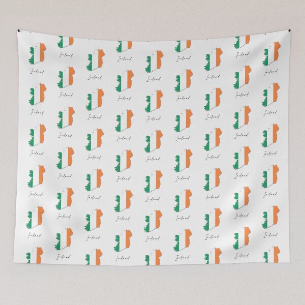 Item preview, Ireland Country Map and Flag Dublin Europe designed and sold by dk-design85.