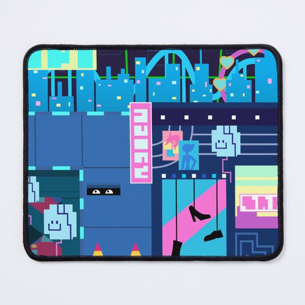 Item preview, Deltarune Chapter 2 Cyber City print designed and sold by GrizzlySleuth.