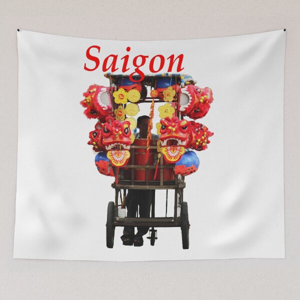 Item preview, Saigon Lion dance Tết Happy New Year of the Dragon Xuan Giap Thin 2024 designed and sold by AnLeDesign.