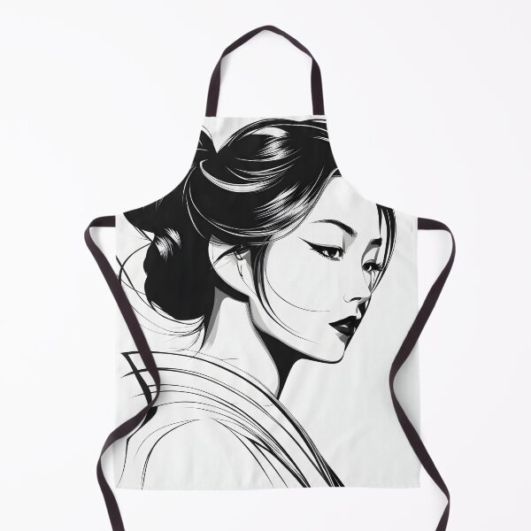 Item preview, Japanese woman line art designed and sold by Metaverse8.