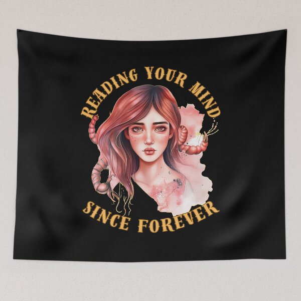 Item preview, Reading Your Mind Since Forever. scorpio sign designed and sold by ZodiacWonders.