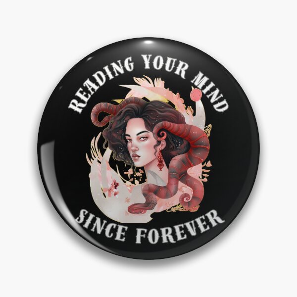 Item preview, Reading Your Mind Since Forever. scorpio quote designed and sold by ZodiacWonders.