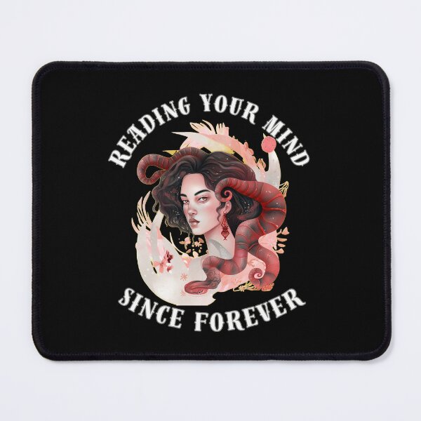 Item preview, Reading Your Mind Since Forever. scorpio quote designed and sold by ZodiacWonders.