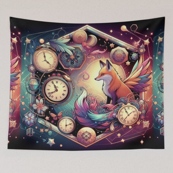 Item preview, Angel Kawaii Yokai Kitsune Fox shrine celestial Cartoon Illustration Graphic designed and sold by CoffeeIsATrip.