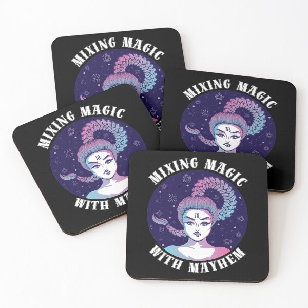 Item preview, Mixing Magic With Mayhem. scorpio quote designed and sold by ZodiacWonders.