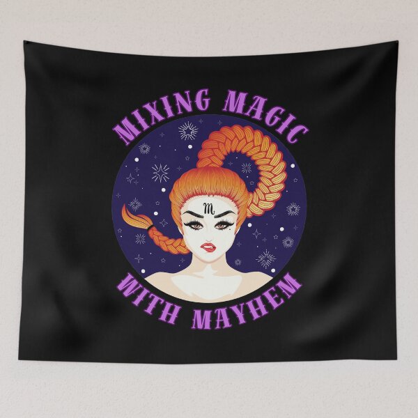 Item preview, Mixing Magic With Mayhem. scorpio horoscope designed and sold by ZodiacWonders.