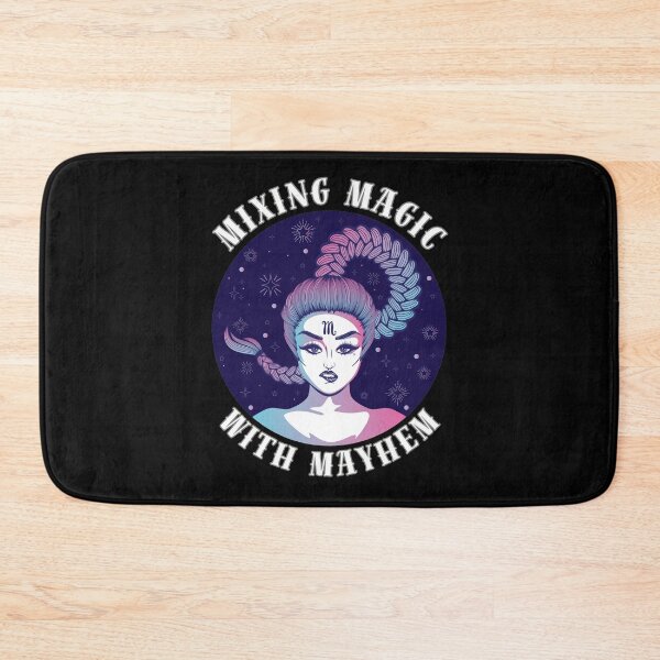 Item preview, Mixing Magic With Mayhem. scorpio quote designed and sold by ZodiacWonders.