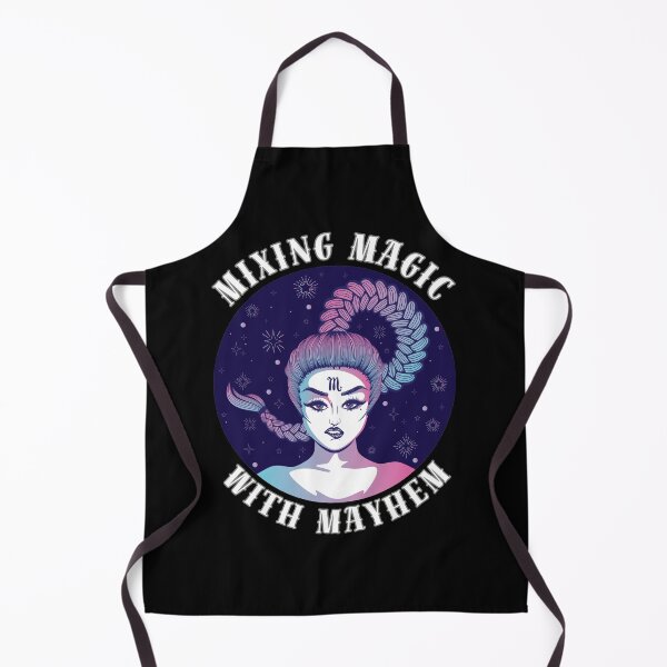 Item preview, Mixing Magic With Mayhem. scorpio quote designed and sold by ZodiacWonders.