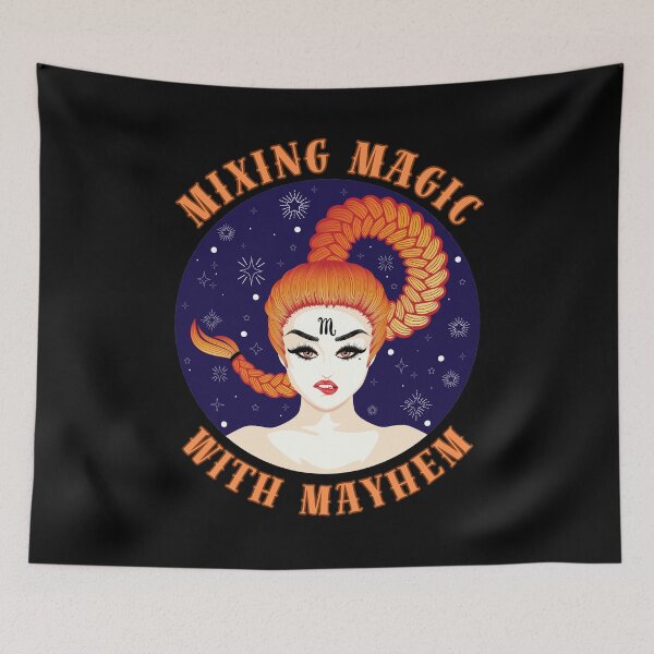 Item preview, Mixing Magic With Mayhem. scorpio sayings designed and sold by ZodiacWonders.