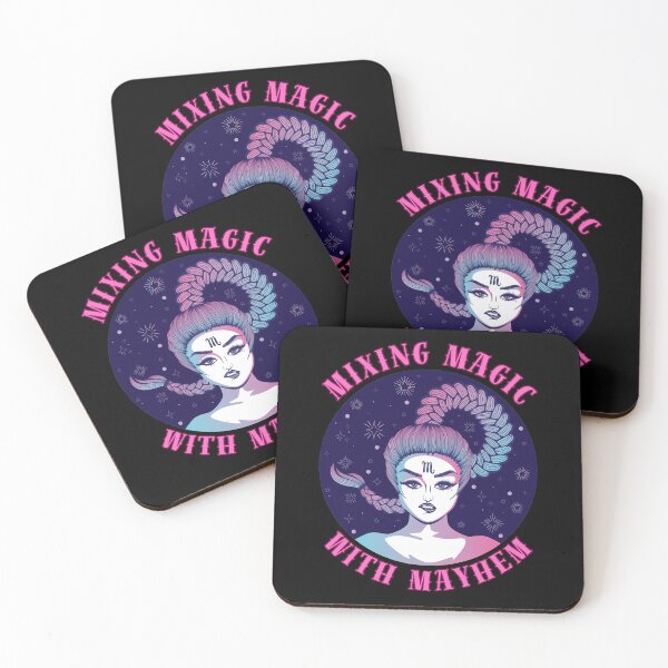 Item preview, Mixing Magic With Mayhem. scorpio funny designed and sold by ZodiacWonders.