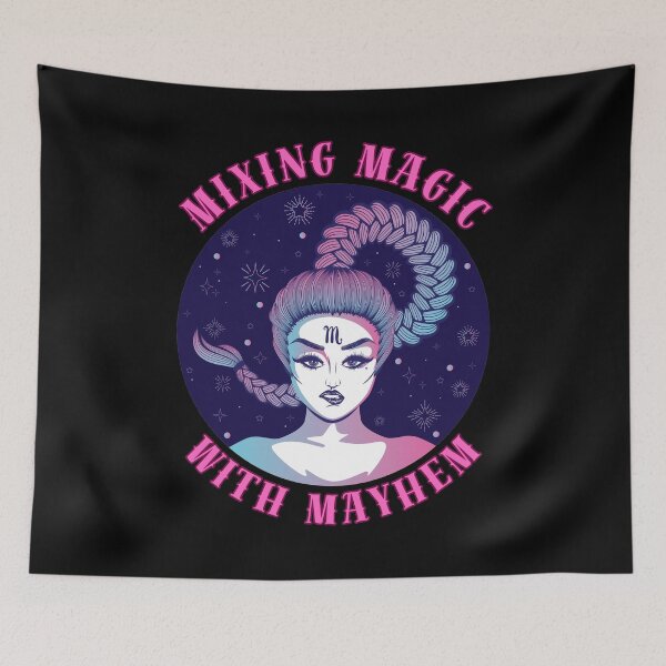 Item preview, Mixing Magic With Mayhem. scorpio funny designed and sold by ZodiacWonders.