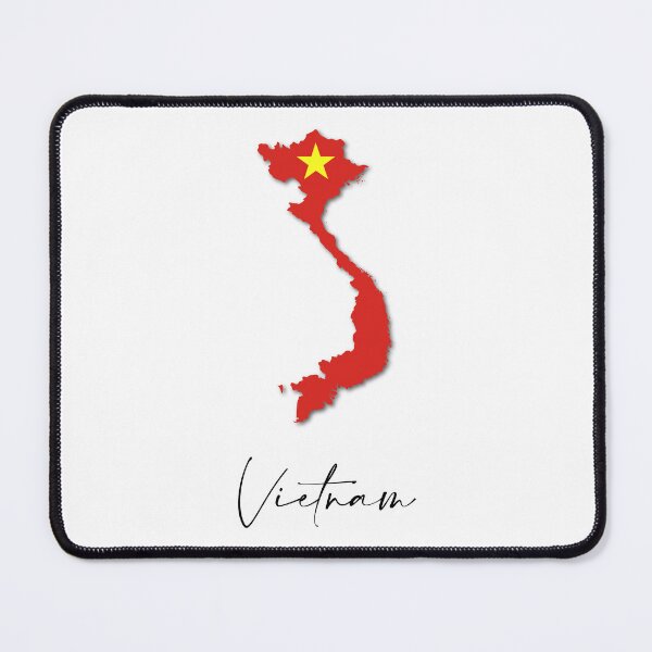 Item preview, Vietnam Country Map and Flag Hanoi Asia designed and sold by dk-design85.