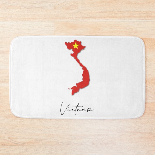 Item preview, Vietnam Country Map and Flag Hanoi Asia designed and sold by dk-design85.