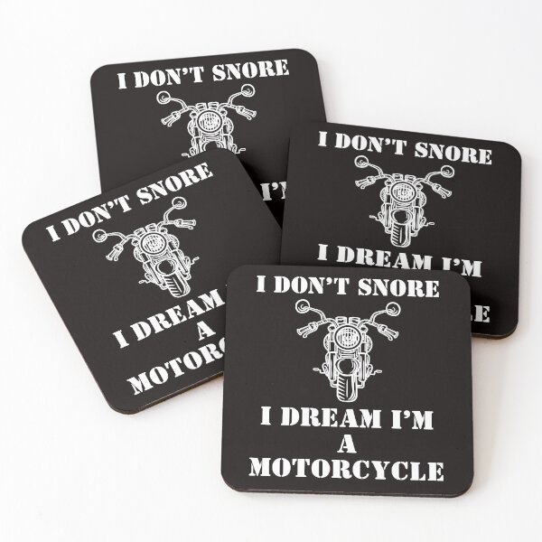 Item preview, I Don't Snore I Dream I'm A Motorcycle Funny Snoring Dream designed and sold by MagicSD Designs.