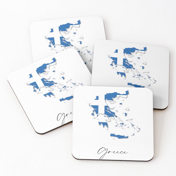 Item preview, Greece Country Map and Flag Athens Europe designed and sold by dk-design85.