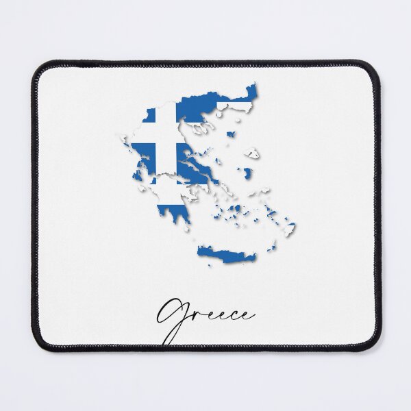 Item preview, Greece Country Map and Flag Athens Europe designed and sold by dk-design85.