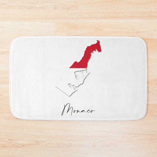 Item preview, Monaco Country Map and Flag Monte Carlo Europe designed and sold by dk-design85.
