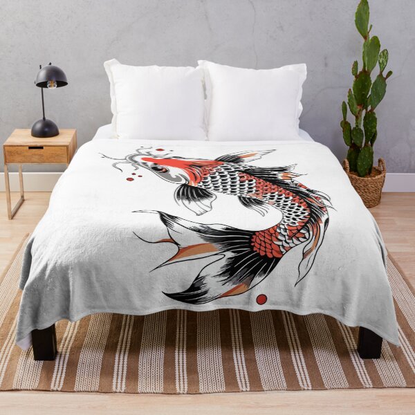 Item preview, Red gold carp koi designed and sold by TheRealmWithin.