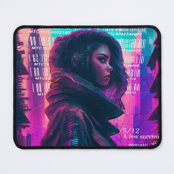 Item preview, Cyberpunk Girl Survivor designed and sold by Mlaniel.