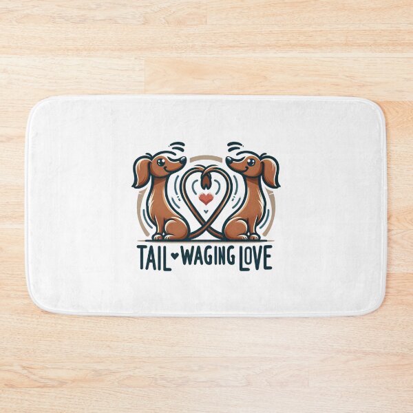 Item preview, Tails of Love: Dachshund Heart  designed and sold by creativechaster.