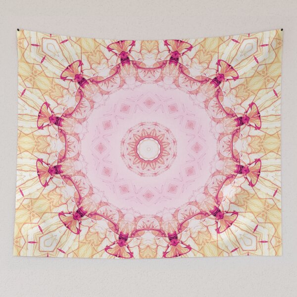 Item preview, Gold and Magenta Flowering Mandala designed and sold by Richards-Art.