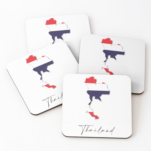Item preview, Thailand Country Map and Flag Bangkok Asia designed and sold by dk-design85.