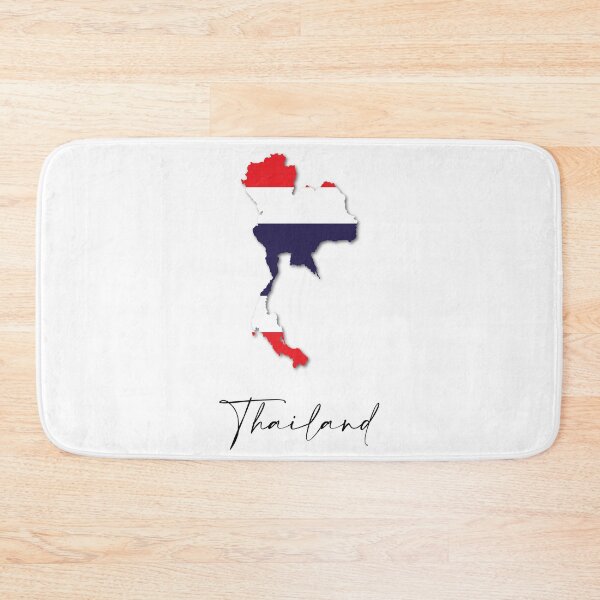 Item preview, Thailand Country Map and Flag Bangkok Asia designed and sold by dk-design85.