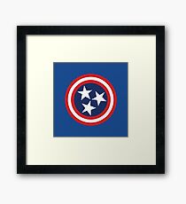 Captain Tennessee Framed Print