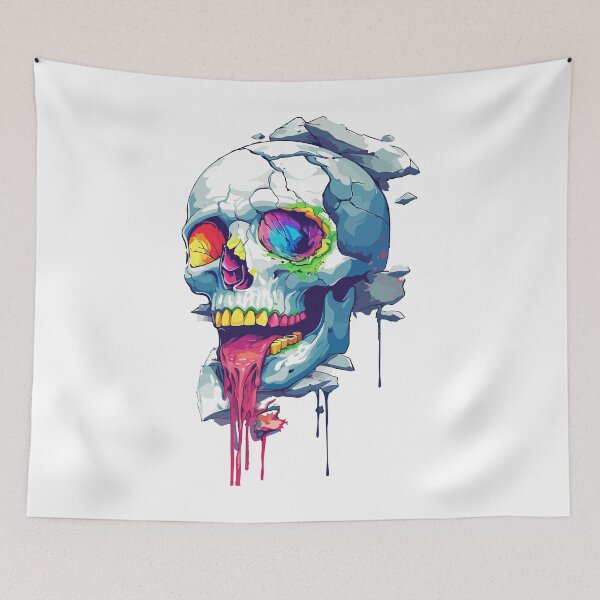 Item preview, Stone skull designed and sold by TheRealmWithin.