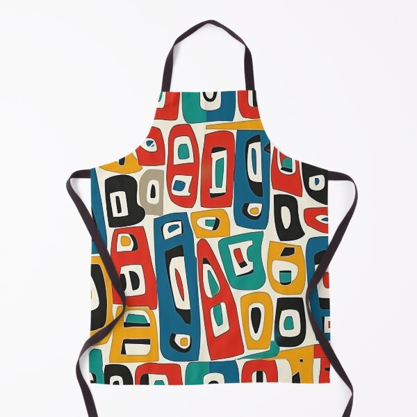 Item preview, Vibrant Colorful Chimu Style Geometric Pattern II designed and sold by HausKatz.