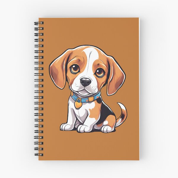 Item preview, Bruno The Cute Watercolor Kawaii Beagle Dog designed and sold by justpurrfect.