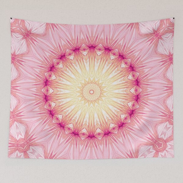 Item preview, Pale Gold Flowering Mandala designed and sold by Richards-Art.