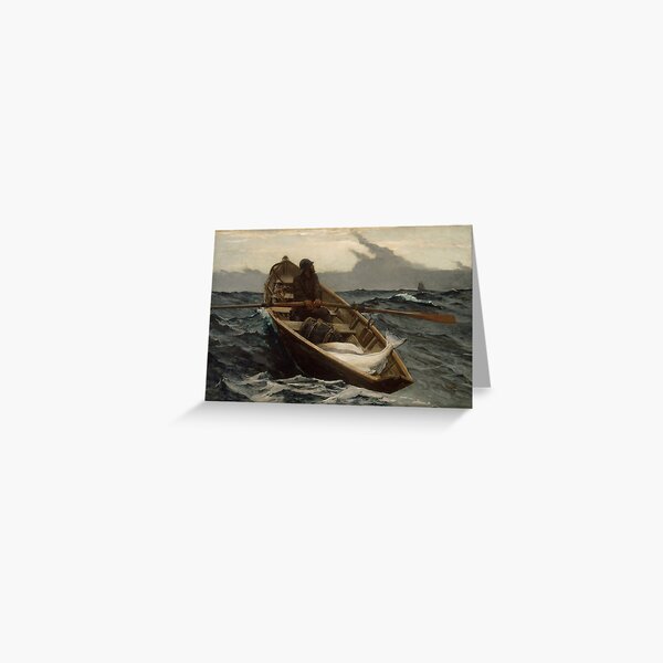 Item preview, The Fog Warning / Halibut Fishing by Winslow Homer designed and sold by BravuraMedia.
