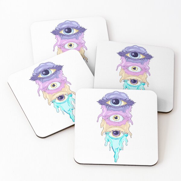 Item preview, Three eyes in pastel colours designed and sold by TheRealmWithin.