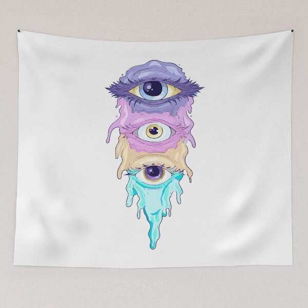 Item preview, Three eyes in pastel colours designed and sold by TheRealmWithin.
