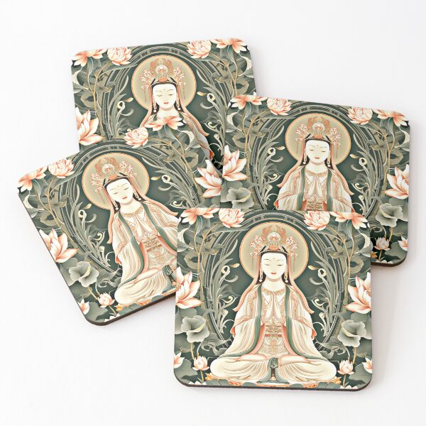 Item preview, Lotus Throne Guanyin: Serene Guardian of Tranquil Waters designed and sold by couture-rapture.