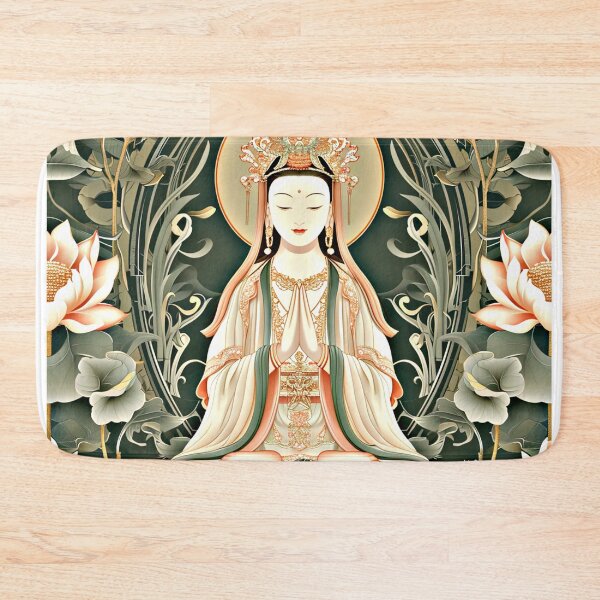 Item preview, Lotus Throne Guanyin: Serene Guardian of Tranquil Waters designed and sold by couture-rapture.