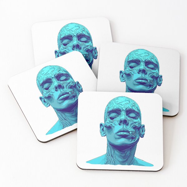 Item preview, Turquoise male head designed and sold by TheRealmWithin.