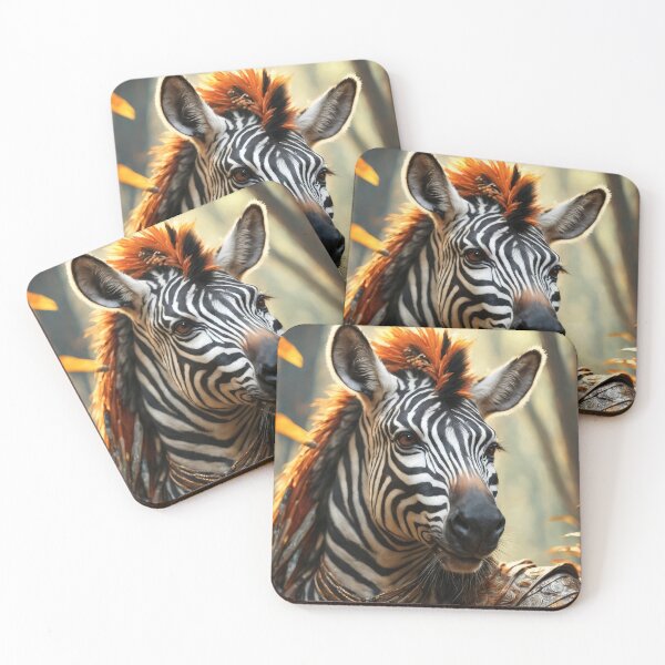 Item preview, The Warrior Zebra designed and sold by juanxochi.