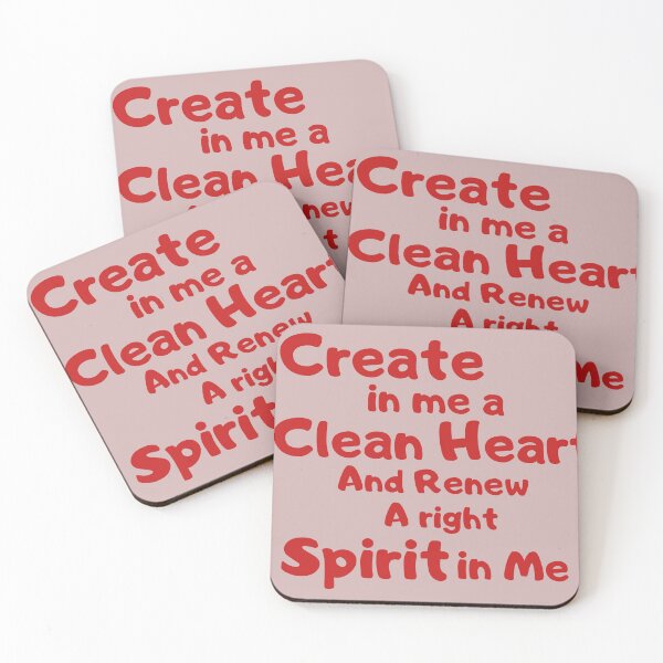Item preview, Create in me a Clean Heart designed and sold by Tripp Art Studio.